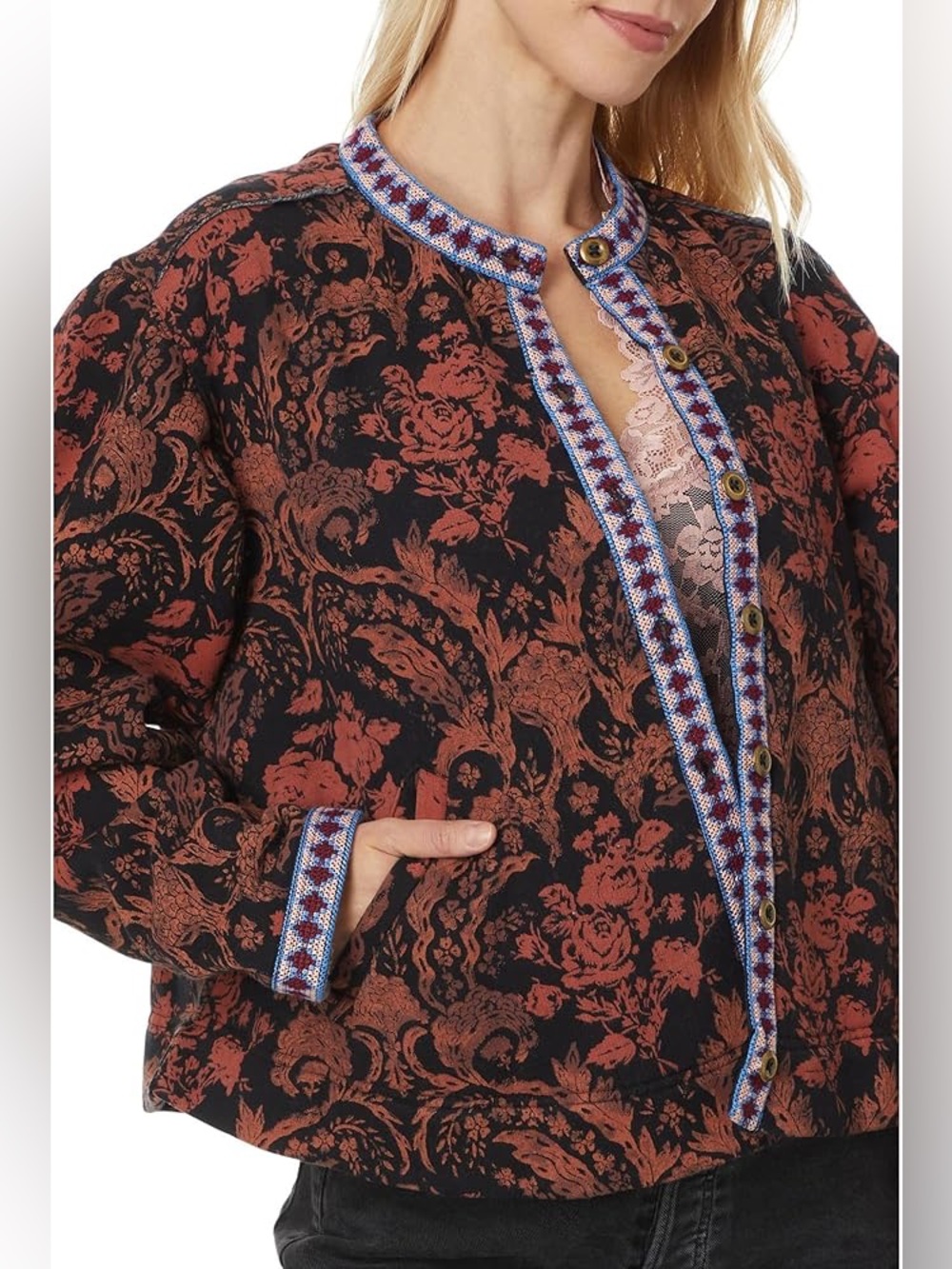 FREE PEOPLE Free People Drifter Sweatshirt - Bleached Combo XL